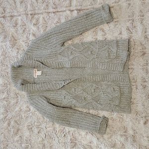 3T toddler girl Grey& sliver Cardigan